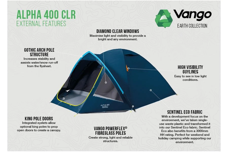 Vango Alpha 400 CLR Tent - Image 3
