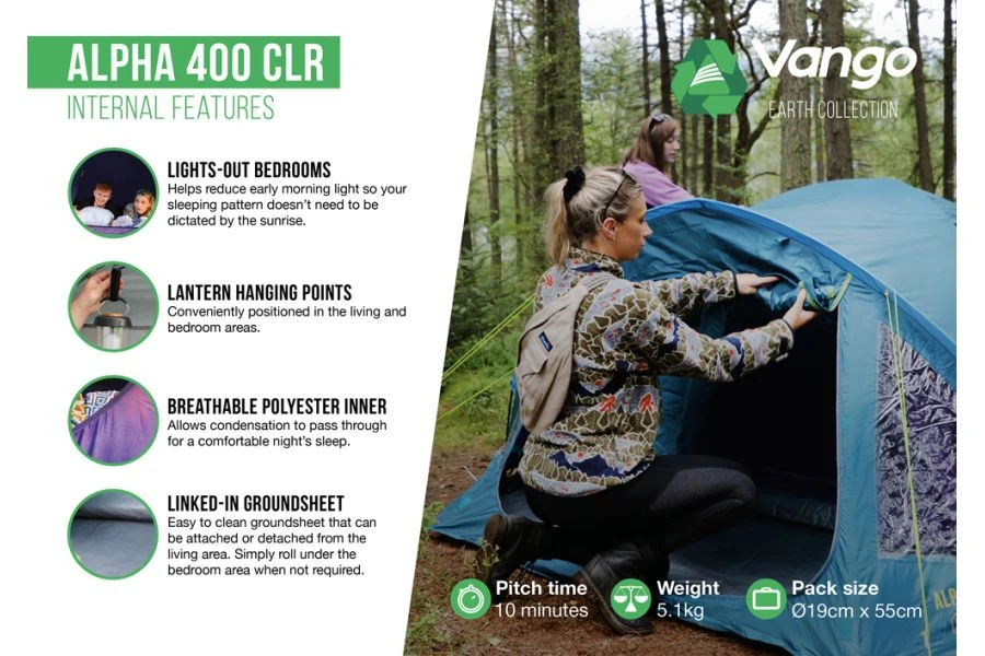 Vango Alpha 400 CLR Tent - Image 4