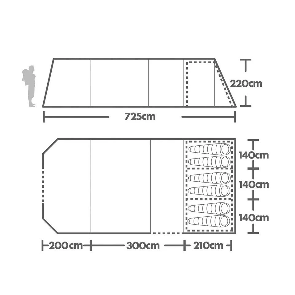 Vango Annecy Air Vista 600XL - Image 2